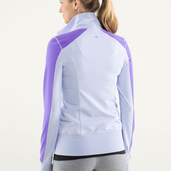 LULULEMON Contempo Jacket- Cool Breeze / Power Purple - Picture 3 of 15